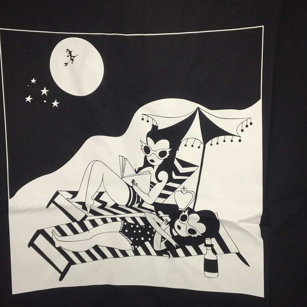 Vintage Vampira Witch Goth Tee - Picture 3 of 4